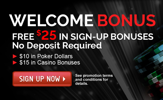 Free Welcome Bonus No Deposit Required Poker